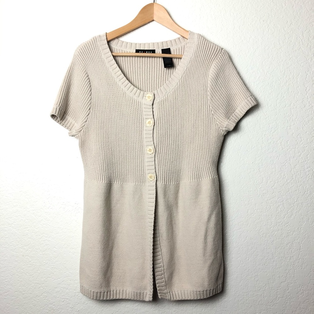 Axcess women’s cardigan short sleeves size xl
